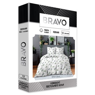 Постельное белье BRAVO Collection рис.4752-1 Олив